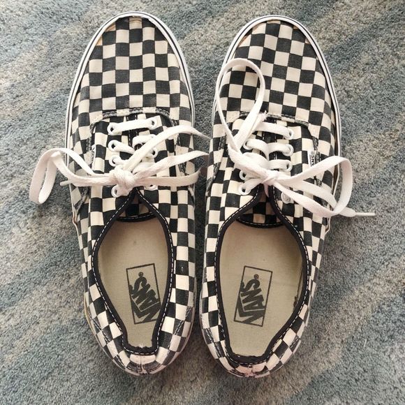 Vans Other - [VANS] Lace Up Sneakers Checkerboard